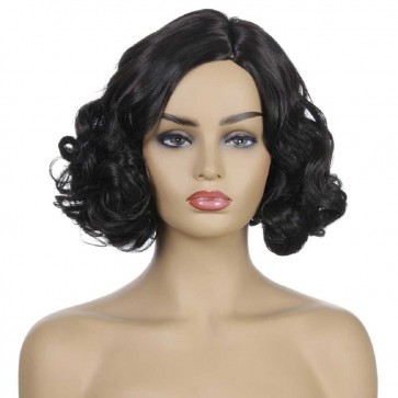 Buy Short Curly Black Hair for Women Cosplay Wig Natural Looking Mpumalanga