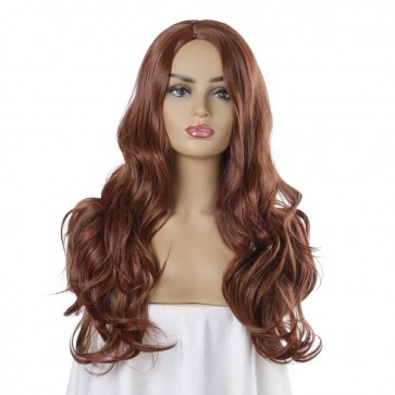 Buy Long Brown Wavy Wigs for Women Synthetic Wigs for Daily Use Northern Cape