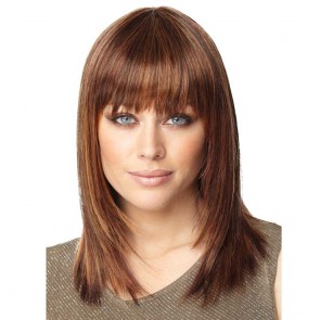 Buy Elegant Off Brown Wig With Bangs Bob Short Curly Wigs for Women Nelspruit