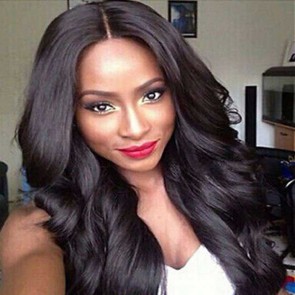 Buy Black Wigs Long Wavy Wigs with Bangs for Women Natural Nigel