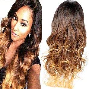 Long Wavy Ombre Brown Blonde Wave Natural Curls Heat Resistant Pietermaritzburg