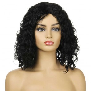 Shoulder Length Curly Wigs Natural Looking Synthetic Hair Wigs Joburg