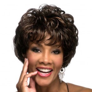 Buy Short Brown Wavy Curly Wigs Pixie Cut Brown Wigs for Women Newcastle