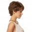Short Brown Wig with Bangs Layered Pixie Cut Natural Curl 3