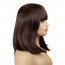 Buy Brown Short Straight Wig With Flat Bangs Layed Bob Straight in Durban 4