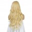 Buy Blond Wigs with Bangs for Women Gold Long Straight Wigs Algeria 6