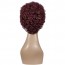 Buy Burgundy Color Short Curly Bob Wig Density Afro Kinky Fluffy Wig Welkom 7