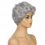Buy Short Curly Silver Gray Pixie Fluffy Wig for Old Grandma Cosplay Soweto 5
