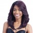 Buy Ombre Black Purple Medium Long Curly Wavy Natural Looking Wigs
