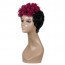 Shop Short Black and Red Wig Short Curly  Wigs Natural Short Hair Wig ZA 2