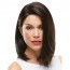 Short Brown Wig Side Part Natural Straight Synthetic Hair For Sale