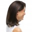 Short Brown Wig Side Part Natural Straight Synthetic Hair For Sale 2