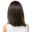 Short Brown Wig Side Part Natural Straight Synthetic Hair For Sale 3