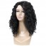 Black Long Big Bouffant Curly Wigs Synthetic Heat Resistant Hair For Sale 3