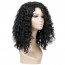 Black Long Big Bouffant Curly Wigs Synthetic Heat Resistant Hair For Sale 4