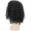 Black Long Big Bouffant Curly Wigs Synthetic Heat Resistant Hair For Sale 6