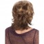 Shaggy Layered Slightly Curled with Bangs Shoulder Length Wigs For Sale 5