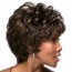 Buy Short Brown Wavy Curly Wigs Pixie Cut Brown Wigs for Women Newcastle 2