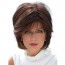 Buy Short Dark Brown Shaggy Layered Wavy Wigs for White Women in Cape Town