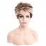 Pixie Cut Short Stylish Fluffy Layer Wig with Bangs for Women 7