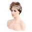 Pixie Cut Short Stylish Fluffy Layer Wig with Bangs for Women 5