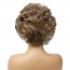 Short Curly Layered Natural Fluffy Wig with Bangs Heat Resistant 7