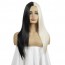 Half Black Half White Wigs Long Straight Anime Cosplay Wigs in Gauteng