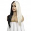 Half Black Half White Wigs Long Straight Anime Cosplay Wigs in Gauteng 2