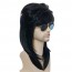 Stylish Mens Retro 70s 80s Rock Halloween Party Long Curly Hair 4