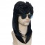 Stylish Mens Retro 70s 80s Rock Halloween Party Long Curly Hair 3
