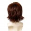 Dark Brown Short Wig Beard Sonny Hippie Halloween Cosplay Wig 5