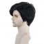 Men's Style Wavy Bouncy Side Swept Fringe Bang Hairstyle Wig 3