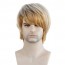 Blonde Short Layered Natural Wigs For Men Synthetic Wigs 2