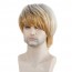 Blonde Short Layered Natural Wigs For Men Synthetic Wigs 3