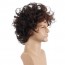 Short Brown Curly Layered Wig Fluffy Wig for Male Guy 6