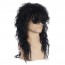 80s Wig Mullet Wigs Punk Heavy Metal Rocker Wig Curly Long 2