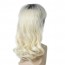 Joe Exotic Dark Roots Blonde Wig with Mustache and 6 Earrings 5