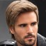 Men Wigs Brown Mix Short Layered Natural Looking Fluffy 3