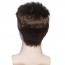 Brown Mixed Black Layered Short Fluffy Curly Natural Looking Wig 5